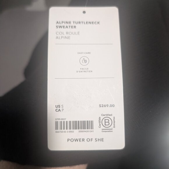 Athleta | Alpine Turtleneck Sweater In Black - Picture 7 of 10